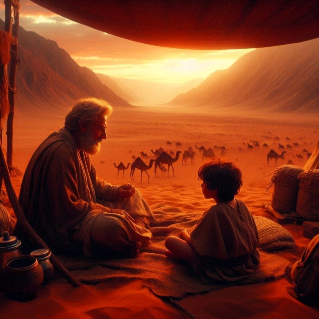 Abraão deixou a cidade de Ur, uma das mais prósperas da época, seguindo a orientação de Deus para ir à Terra Prometida. Com fé, ele atravessou o deserto, passando por Harã e chegando a Canaã, onde Deus reafirmou suas promessas. Essa jornada marca o início de um pacto eterno entre Deus e Abraão, destacando a obediência, a confiança e a busca por um propósito maior.